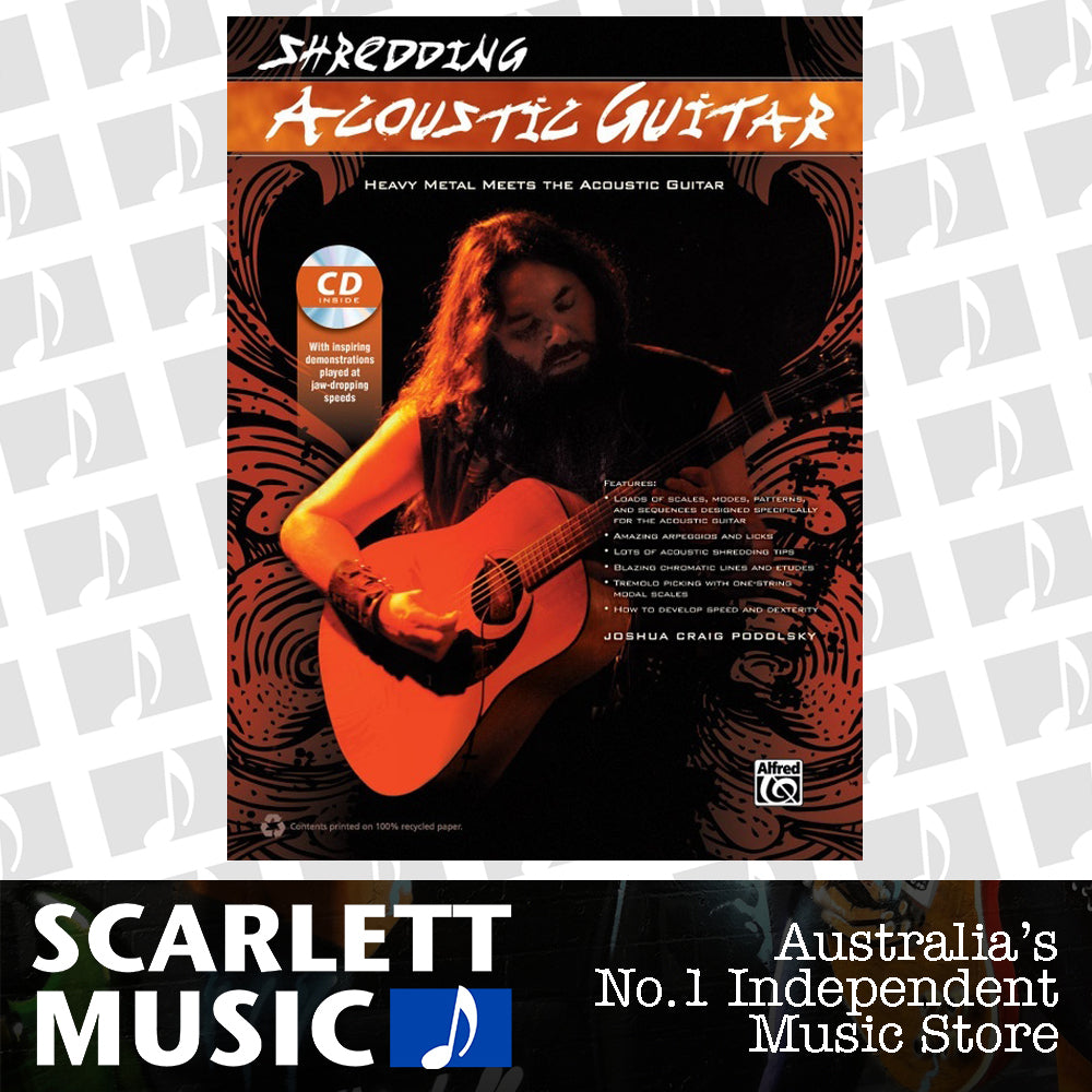 Shredding Acoustic Guitar Book/CD — view 2