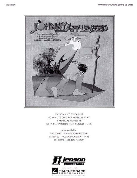 Johnny Appleseed Piano/Cond Score