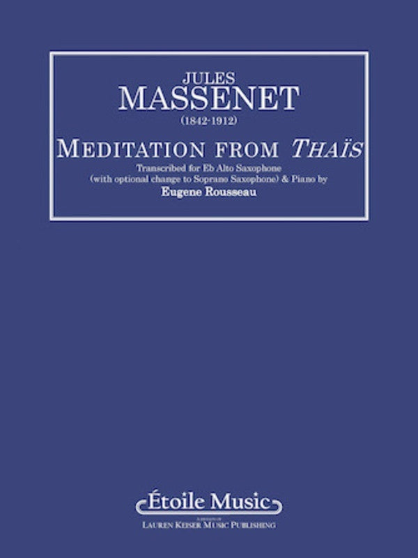 Massenet - Meditation From Thais Alto Sax/Piano (Pod)