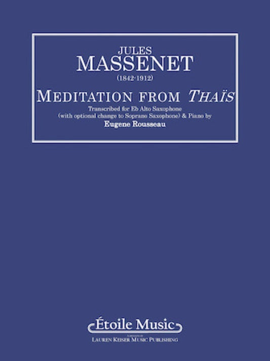 Massenet - Meditation From Thais Alto Sax/Piano (Pod)