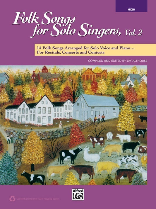 Folk Songs For Solo Singers Vol 2 Book/CD High