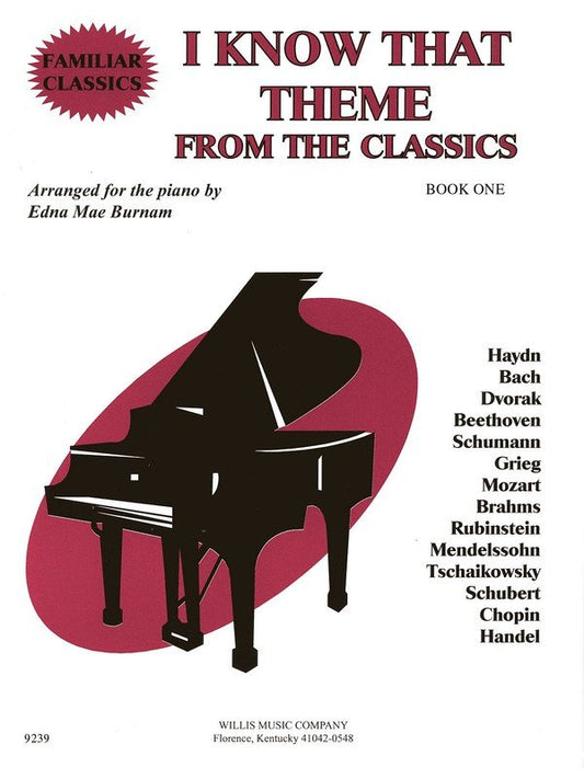 I Know That Theme from the Classics Vol. 1 — Piano (Willis Music)