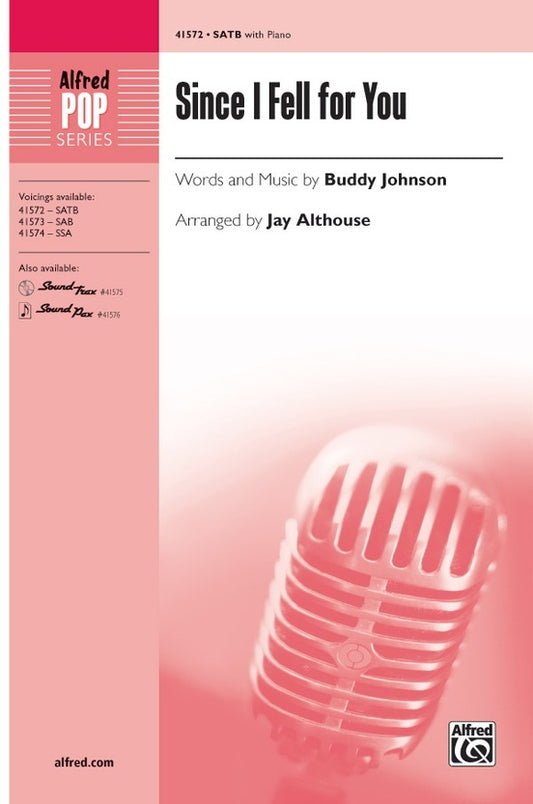 Since I Fell For You SATB Choral Sheet Music