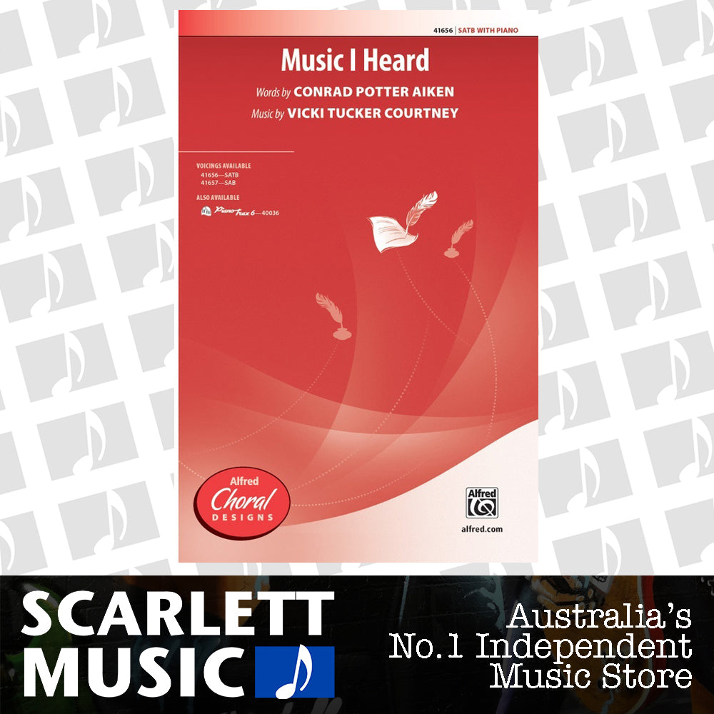 Music I Heard SATB — view 2