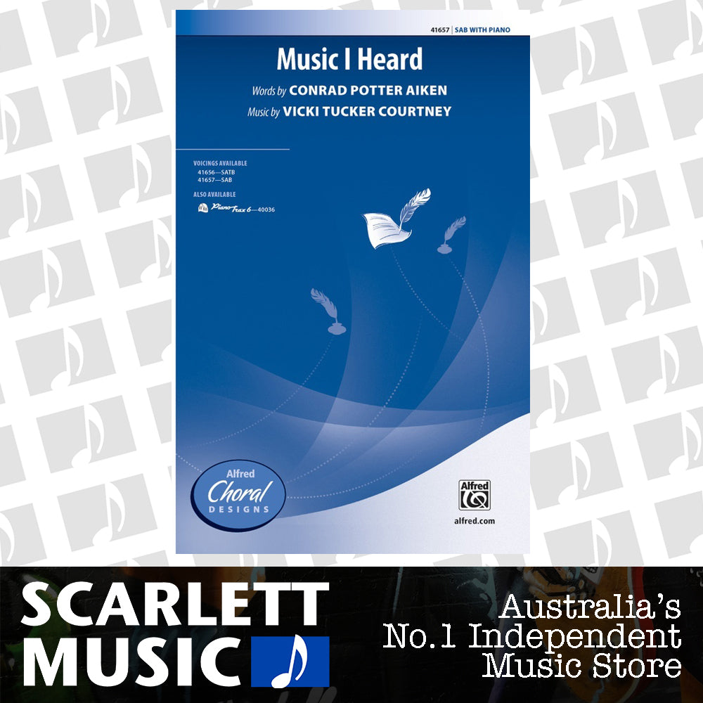 Music I Heard SAB — view 2