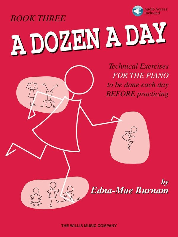 A Dozen a Day Book 3 — Book/Online Audio, Piano (Willis Music)