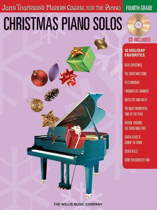 Christmas Piano Solos 4th Grade — Book/CD, John Thompson's Modern Course (Willis Music)