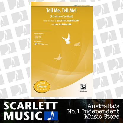Tell Me Tell Me SA Choral Sheet Music — view 2