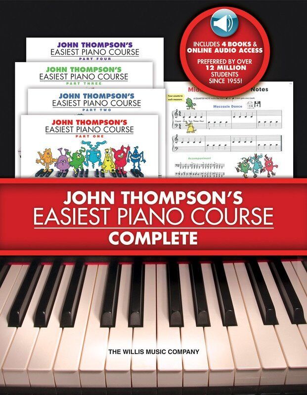 John Thompson's Easiest Piano Course Complete Books 1-4 Box Set (US Edition)