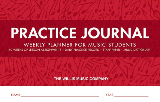 Practice Journal — Manuscript (Willis Music)
