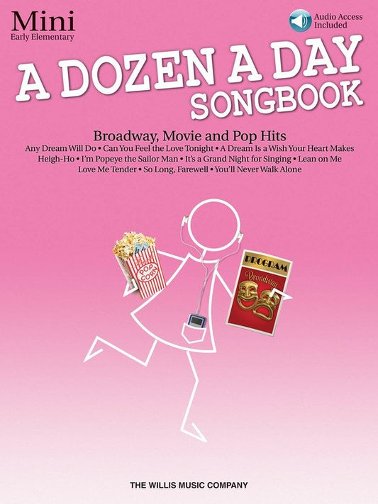 A Dozen a Day Songbook Mini — Book/Online Audio (Willis Music)