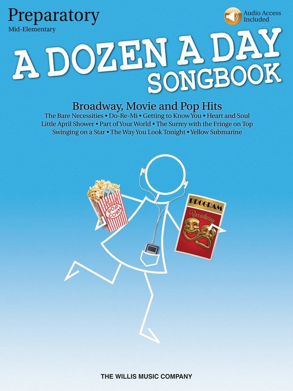 A Dozen a Day Songbook Preparatory — Book/Online Audio (Willis Music)