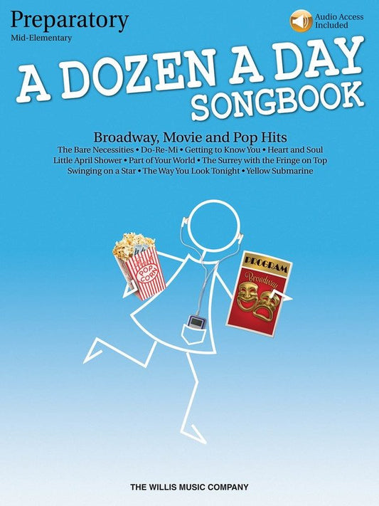 A Dozen a Day Songbook Preparatory — Book/Online Audio (Willis Music)