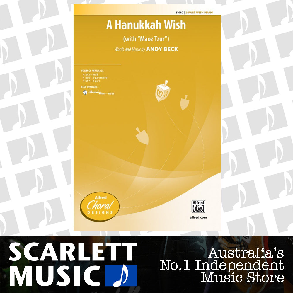 A Hanukkah Wish SA Choral Sheet Music — view 2