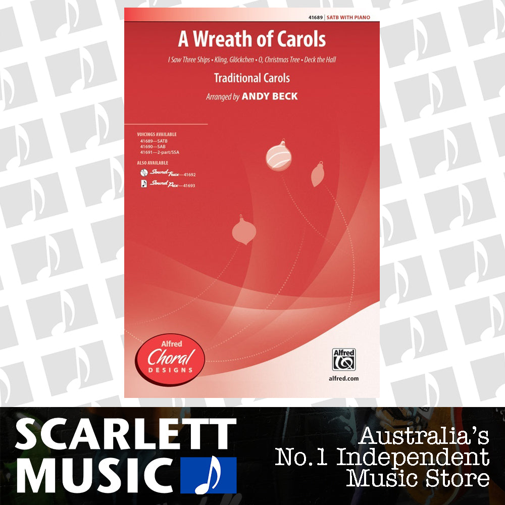 A Wreath of Carols SATB Choral Sheet Music — view 2