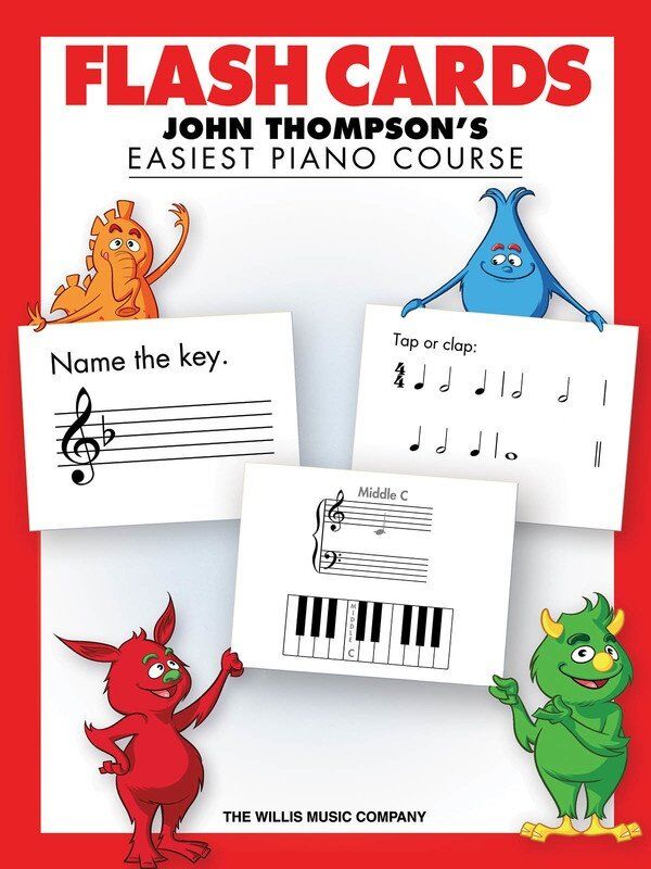 Easiest Piano Course Flash Cards - 128 Musical Learning Cards for Beginners