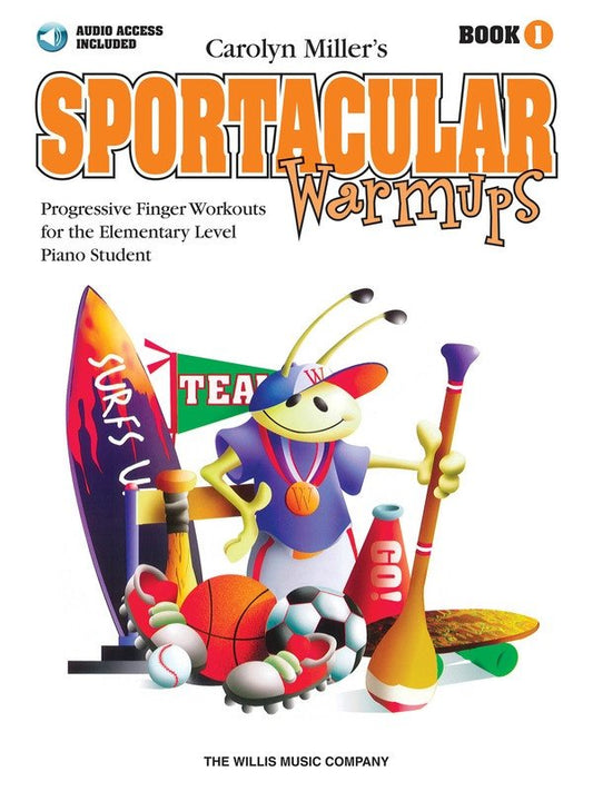 Sportacular Warm-Ups Book 1 — Book/CD, Piano (Willis Music)