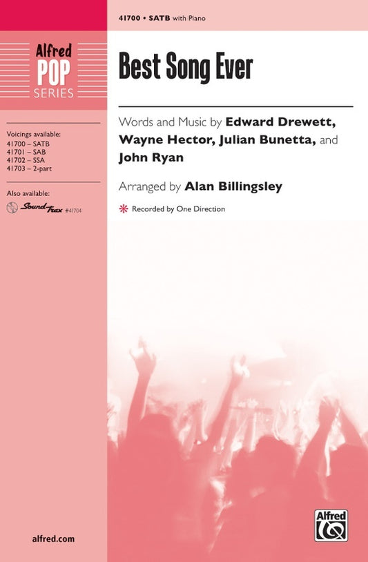 Best Song Ever SATB Choral Sheet Music
