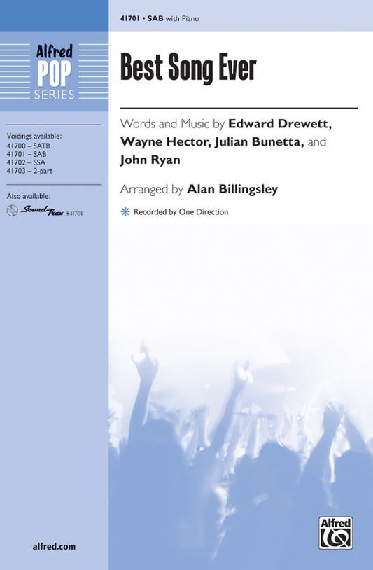 Best Song Ever SAB Choral Sheet Music