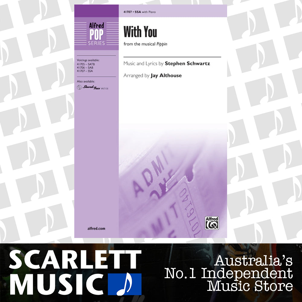 With You from Pippin SSA Choral Sheet Music — view 2