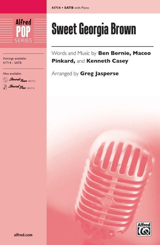 Sweet Georgia Brown SATB Choral Sheet Music