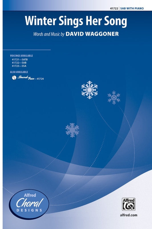 Winter Sings Her Song SAB Choral Sheet Music