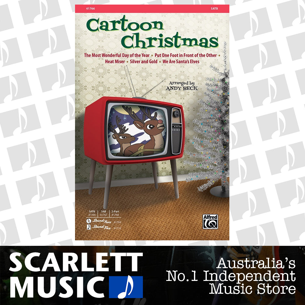 Cartoon Christmas SATB — view 2