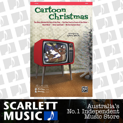 Cartoon Christmas SATB — view 2