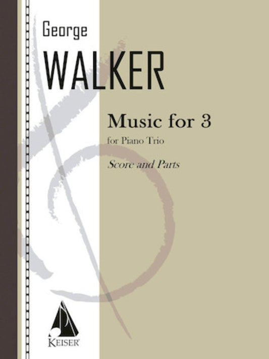 Walker - Music For 3 Piano Trio Score/Parts (Pod)