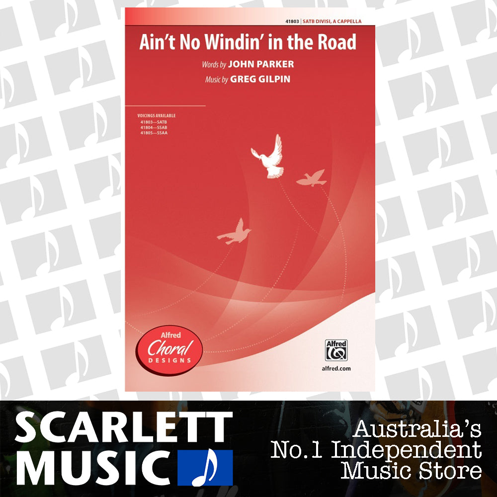 Aint No Windin in the Road SATB Choral Sheet Music — view 2