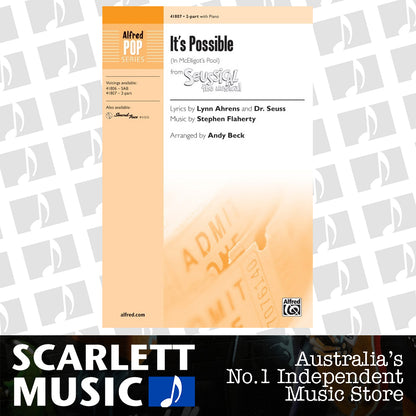 It's Possible (From Seussical) SA — view 2
