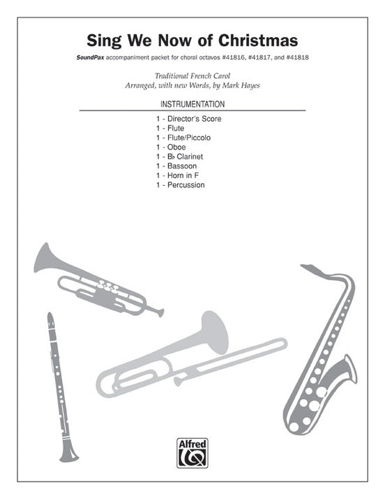Sing We Now of Christmas Sheet Music for Choir and Accompaniment