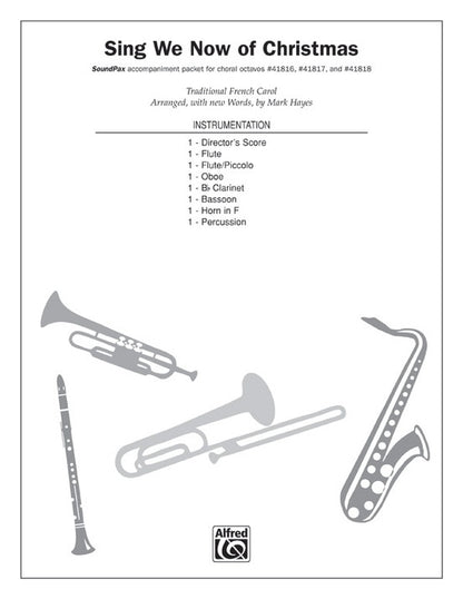 Sing We Now of Christmas Sheet Music for Choir and Accompaniment
