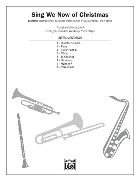 Sing We Now of Christmas Sheet Music for Choir and Accompaniment
