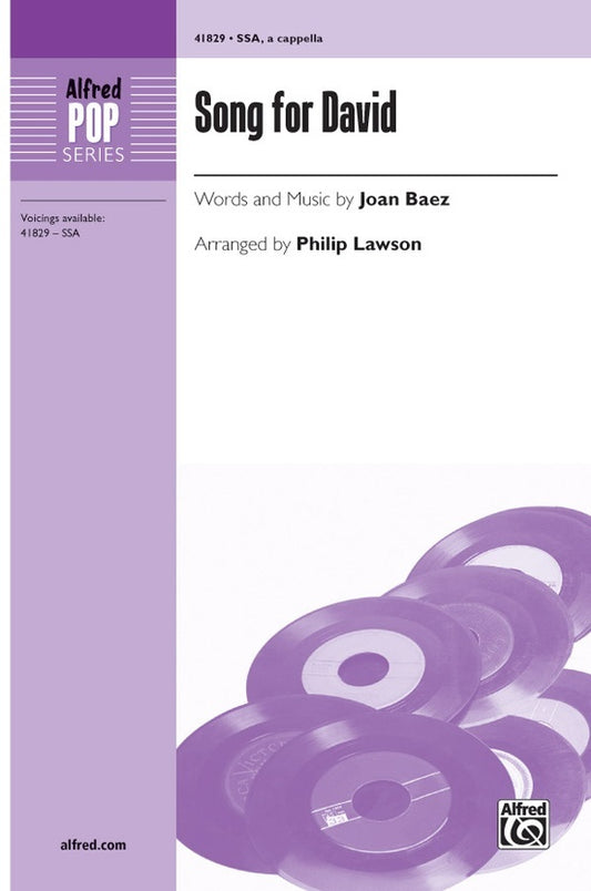 Song for David SSA Choral Sheet Music