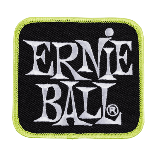 Ernie Ball EB Stacked Logo Patch Green Embroidered