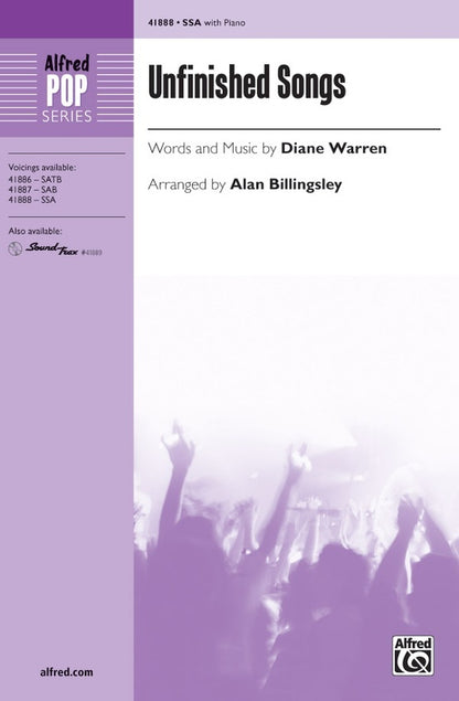 Unfinished Song SSA - Choral Sheet Music