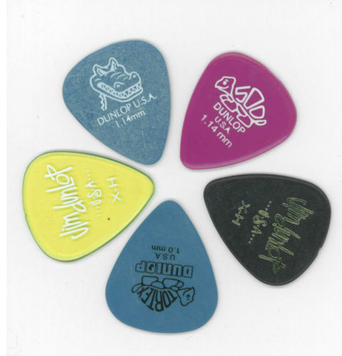 10 x Jim Dunlop MIXED X/Heavy Guitar Picks Starter Set / Beginner