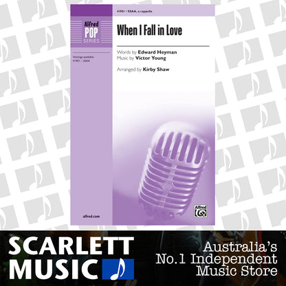 When I Fall in Love SSA Choral Sheet Music — view 2
