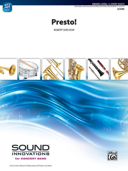 Presto Concert Band Gr 0.5 Score Only