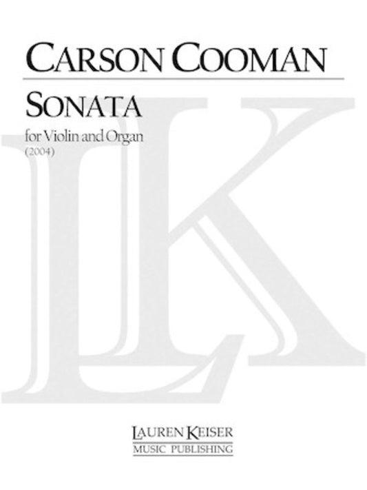 Cooman - Sonata For Violin/Organ (Pod) Softcover Book (Violin)