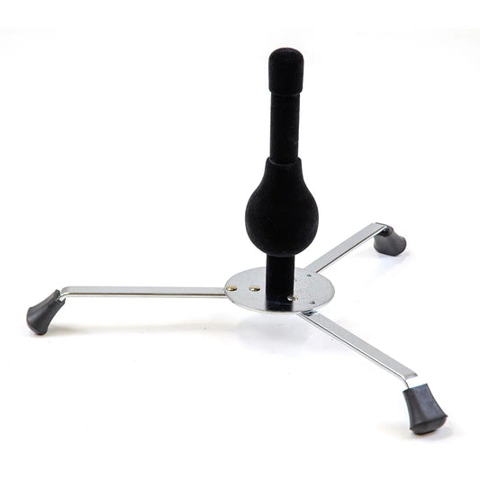 Chrome-Plated Fold-Away Trumpet Stand with Felt Spike