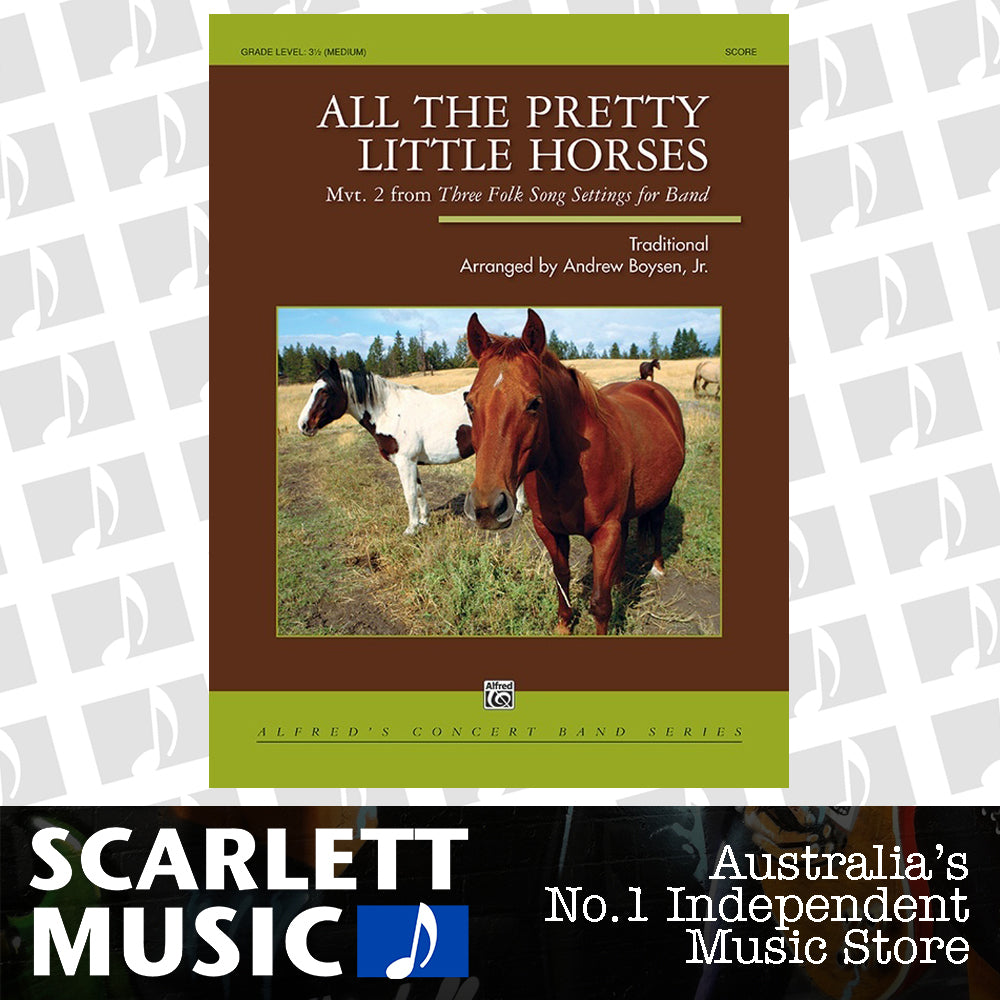 All the Pretty Little Horses Concert Band Score Grade 3.5 — view 2