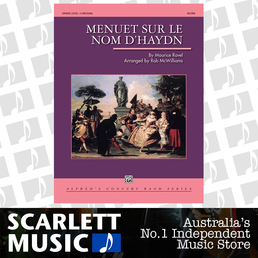 Menuet Sur Le Nom D'Haydn Concert Band Gr 3 — view 2