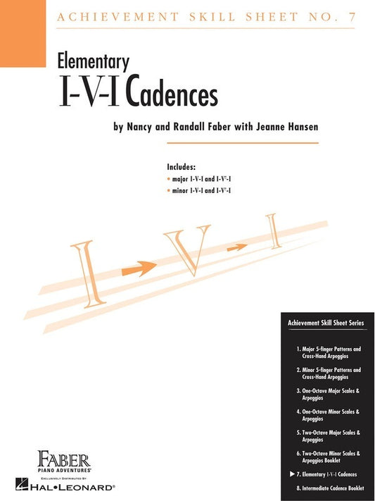 Achievement Skill Sheet 7 I V I Cadences