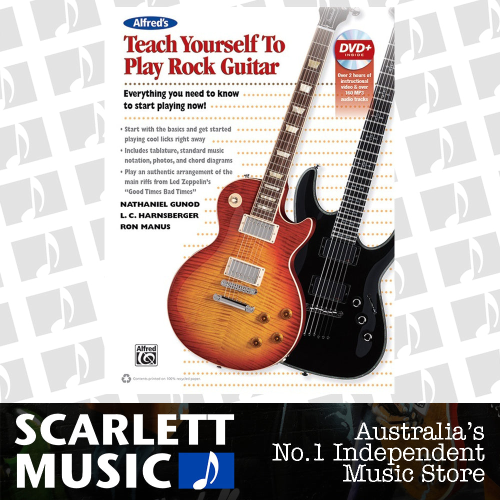 Teach Yourself to Play Rock Guitar Book and DVD — view 2