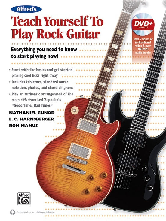 Teach Yourself to Play Rock Guitar Book and DVD