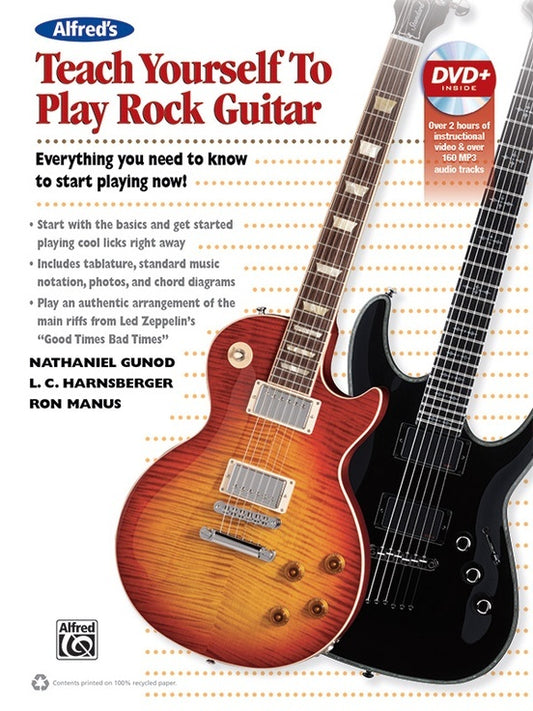 Teach Yourself to Play Rock Guitar Book and DVD