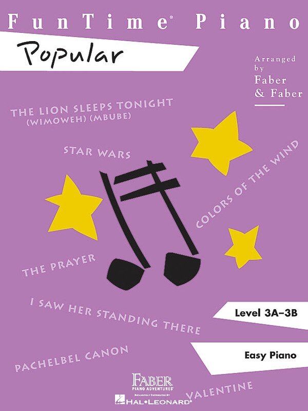 Faber Piano Adventures FunTime Popular Level 3A-3B Piano Solo 32 Pages