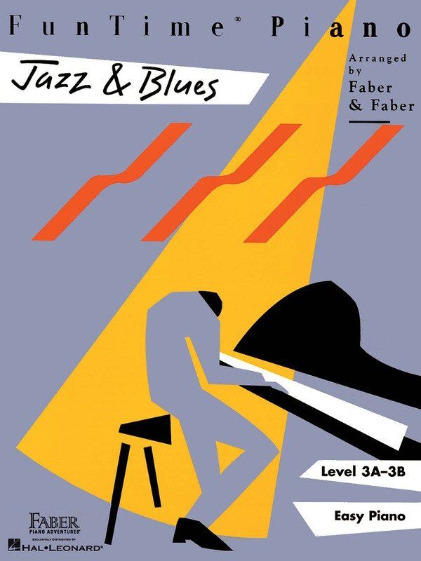 FunTime Piano Jazz and Blues Level 3A - 3B Book by Faber Piano Adventures